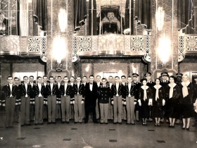 Warner Theatre ushers.