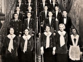 Warner Theatre ushers.
