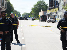 Police on W. Vliet Street