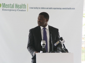David Crowley at Milwaukee County Mental Health Emergency Center Ceremony