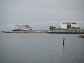 Ocean Voyager at Pier Wisconsin