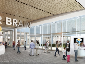 Discovery World addition interior view