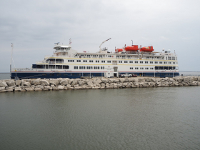 Ocean Voyager at Pier Wisconsin