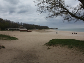 City's busiest beach when it's warm