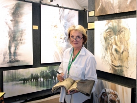 Artist A.E. London from Mandeville, LA. featured her