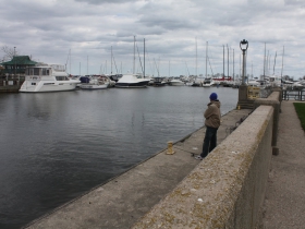Fishing at McKinley Marina
