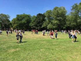 Pokémon Go players in Lake Park