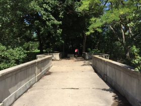Lake Park Arch Bridge Over Ravine Road