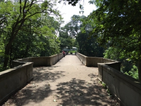 Lake Park Arch Bridge Over Ravine Road