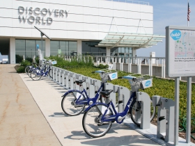 Bublr Bikes at Discovery World