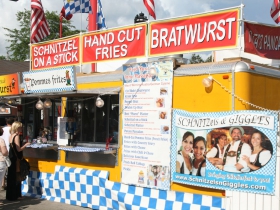 Schnitzel on a Stick