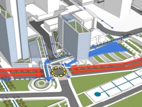 Redesigned Michigan and Lincoln Memorial Intersection