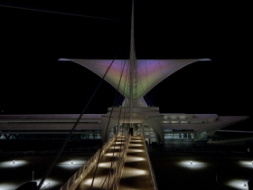 Milwaukee Art Museum Wings Lighting