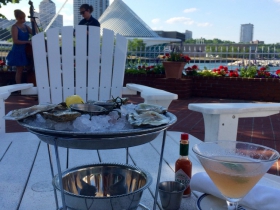 Oysters, Martini and music