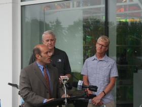 Bruce Keyes explains the benefits of bike-sharing.