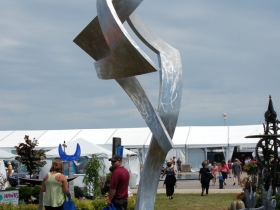 Sculpture in Garden