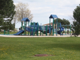Tot lot at McKinley Beach