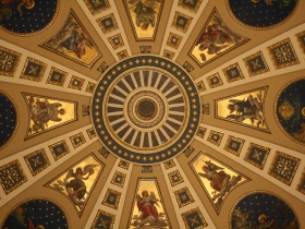 Interior of the dome.