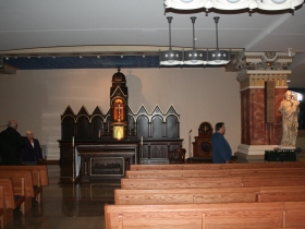 Church in the basebment of the Basilica of St. Josaphat.