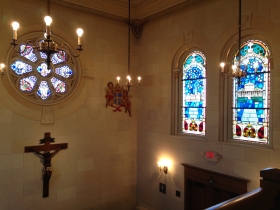 Basilica lobby area.