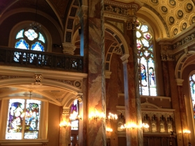 A view inside the Basilica of St. Josaphat.