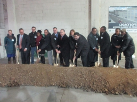 Ceremonial Groundbreaking for the Legacy Lofts