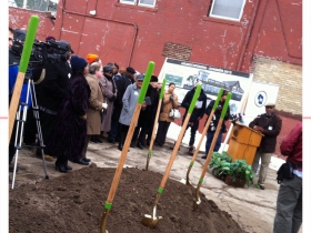 Innovation and Wellness Commons Phase 1 Groundbreaking.