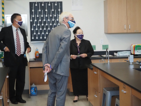 Governor Tony Evers and HAPA CEO Chris Her-Xiong