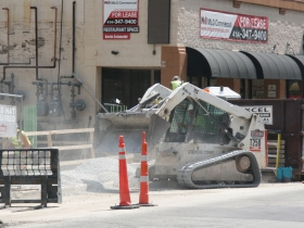 Construction at 1840 N. Farwell Ave.
