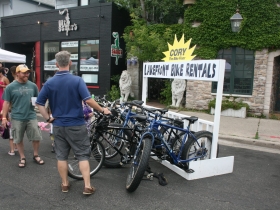 Cory Shows off Rentable Bikes