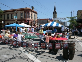 Brady Street Seating Area