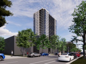 1490 N. Farwell Ave. Tower - Revised Rendering (24 Stories)