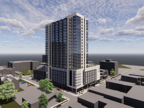 1490 N. Farwell Ave. Tower - Revised Rendering (24 Stories)