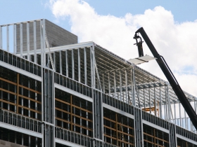 Construction at Rhythm Apartments