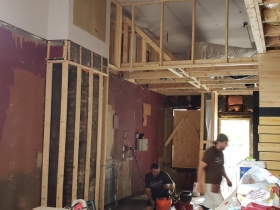 Baccanera under construction