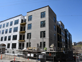 River House Phase 2 Construction from Water Street
