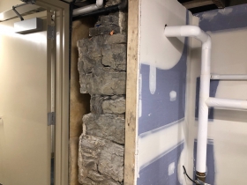 North Shore Bank - Exposed Basement Structure