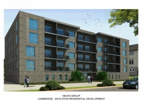 Cambridge - Boylston Residential Development Rendering