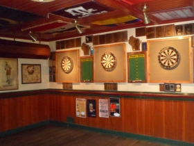Dart board at Wolski's.