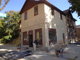 Work being done on 1600 N. Jackson St.