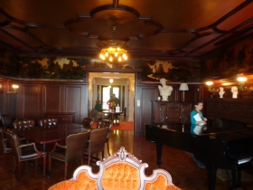 Stunning paneled room.