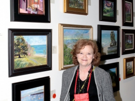Artist Carolyn Larkin from Pewaukee, WI.