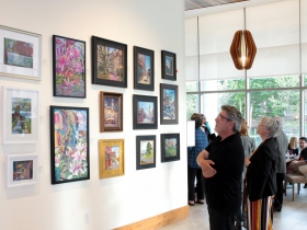 232 Paintings from Plein Air MKE at Art  in the City Soirée at Saint John's On The Lake.