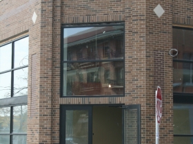 The construction of Prospect Mall Apartments.