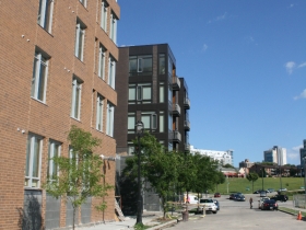 A view of One from street..