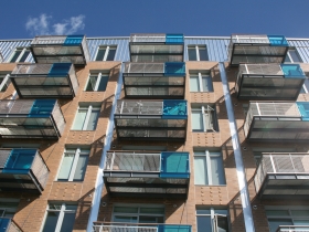 Balconies.