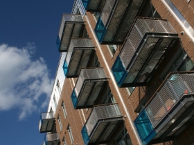 Balconies.