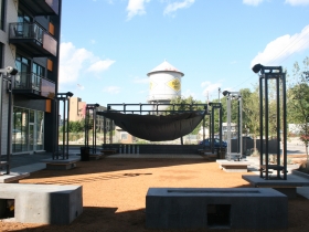 There's still work to finish on Denim Park.