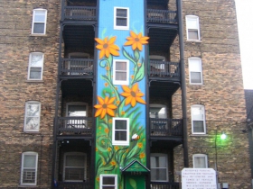 A rather pleasant mural.