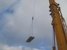 Doing a lift.